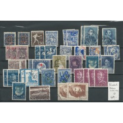 Netherlands PARTIJTJE of 36 HOGE waardes series VFU/used CV 480 €