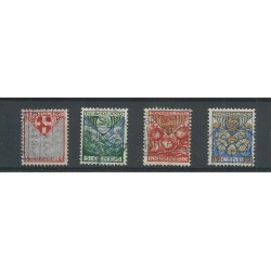 Netherlands 199a-202a Child Welfare 1926 vertaal wm VFU/used  CV 155 €