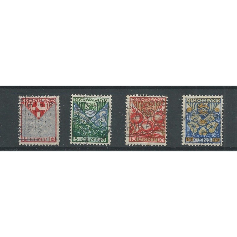 Nederland 199a-202a Kind 1926 vertaal wm VFU/gebr  CV 155 €
