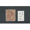 Nederland 23J met "LEIDEN 1884" kleinrond  VFU/gebr  CV 20+ €