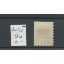 Netherlands 19 with plate flaw bove N van Netherlands  VFU/used  CV 10++€