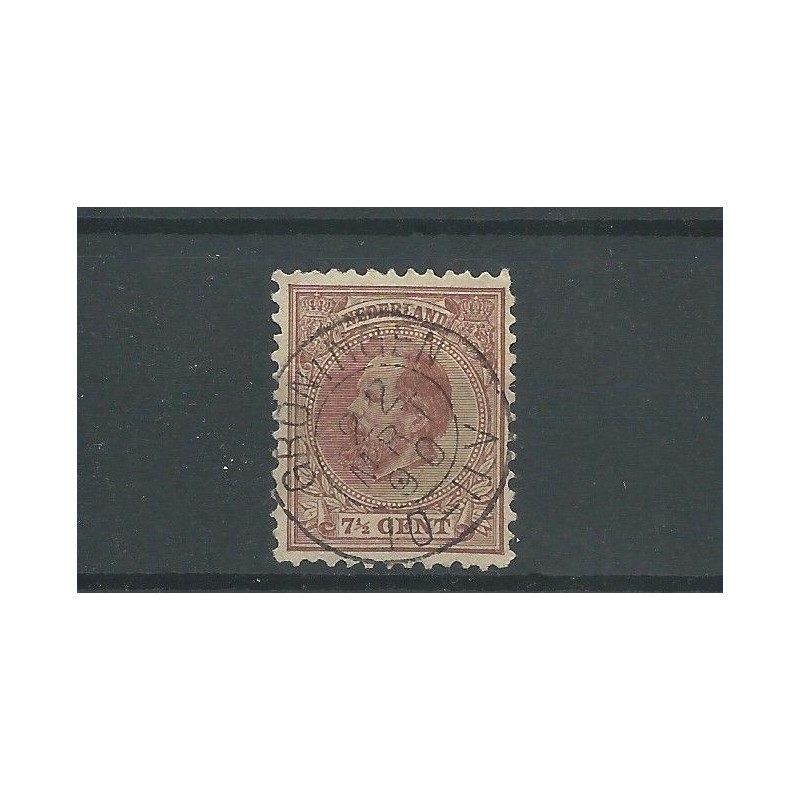 Netherlands 22H with "GRONINGEN 1890"  VFU/used  CV 25 €