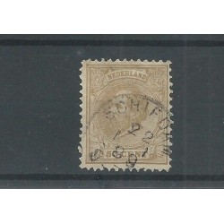 Nederland 27H met "SCHIEDAM 1889"  VFU/gebr  CV 17 €
