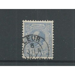 Netherlands 19 with "LEUR 1887 "  VFU/used  CV 35 €