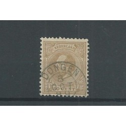 Nederland 27H met "DONGEN 1889"  VFU/gebr  CV 20 €