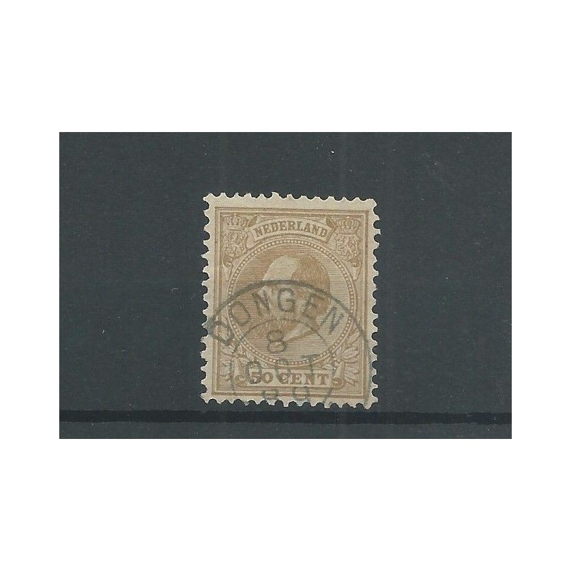 Netherlands 27H with "DONGEN 1889"  VFU/used  CV 20 €