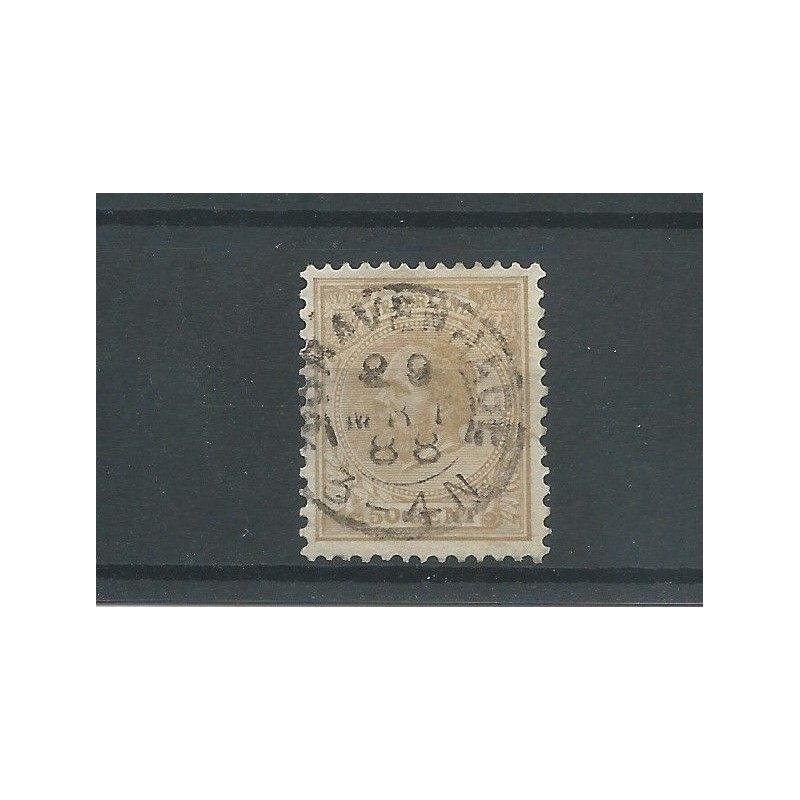 Nederland 27H met "GRAVENHAGE 1888"  VFU/gebr  CV 15 €