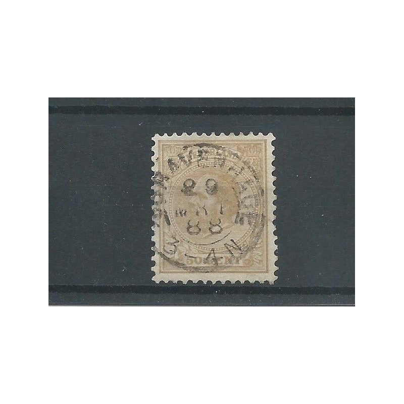Netherlands 27H with "GRAVENHAGE 1888"  VFU/used  CV 15 €