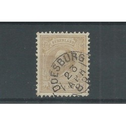 Nederland 27H met "DOESBURG 1889"  VFU/gebr  CV 17,5 €