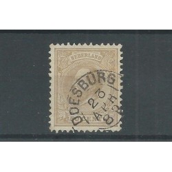 Netherlands 27H with "DOESBURG 1889"  VFU/used  CV 17,5 €