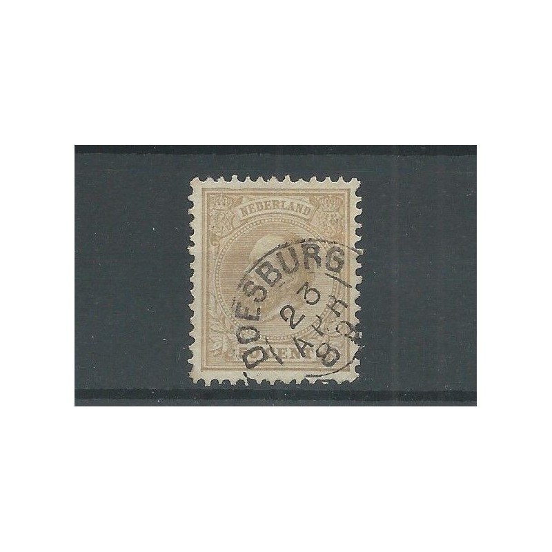Nederland 27H met "DOESBURG 1889"  VFU/gebr  CV 17,5 €