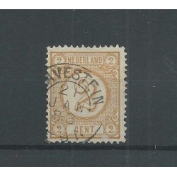 Nederland 32 met "RAVESTEIN 1880" kleinrond VFU/gebr  CV 14+ €