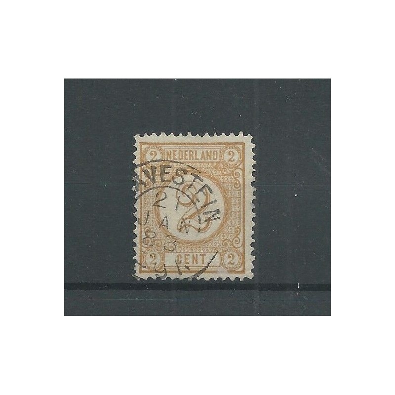 Netherlands 32 with "RAVESTEIN 1880" small round cancel VFU/used  CV 14+ €