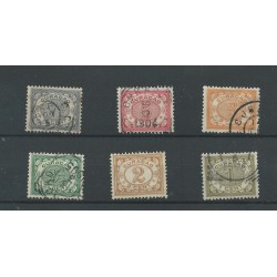 Curaçao  29-34 NUMERAL   SUPERB  VFU/used  CV 30 €