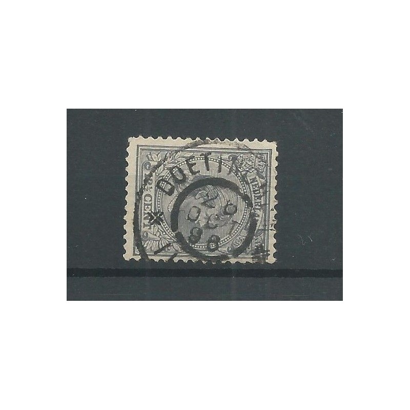Netherlands 38 with "DOETINCHEM 1896" large round cancel  VFU/used  CV 5+ €