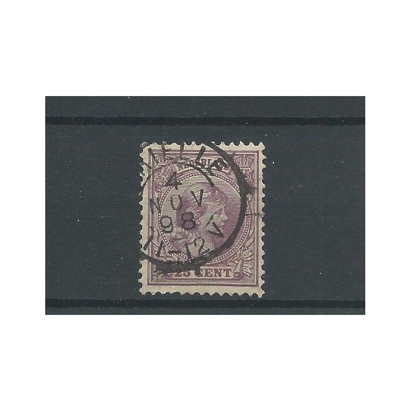 Nederland 42 met "BRIELLE 1898" kleinrond  VFU/gebr  CV 10+ €