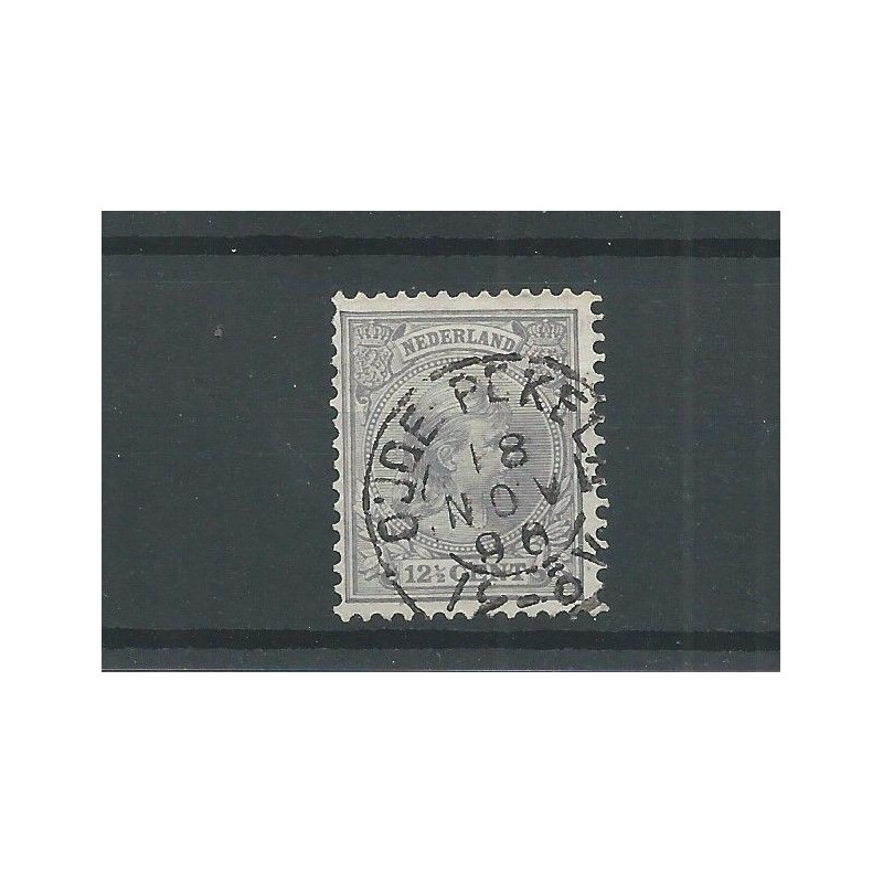 Nederland 38 met "OUDE PEKELA 1896" kleinrond  VFU/gebr  CV 7+ €