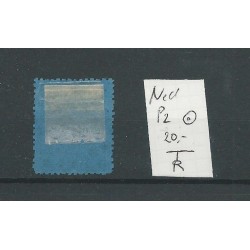 Netherlands P1 with plate flaw  VFU/used  CV 20 €