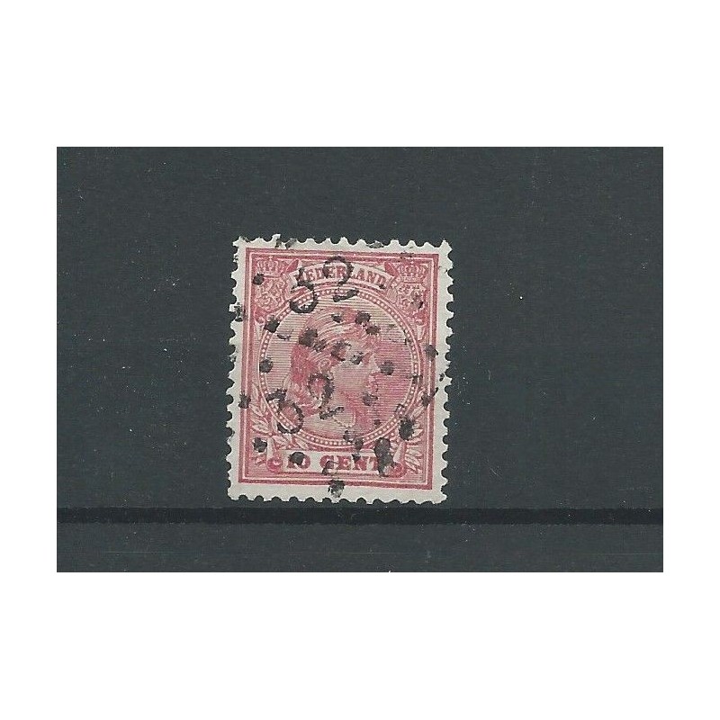 Netherlands 37 with numeral dot cancel  32 VFU/used  CV 20 €