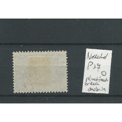 Nederland P37 met "BREUK LIJN ONDER A"  VFU/gebr  CV 10+ €
