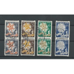 Netherlands R98-101 pairs CHILD WELFARE 1933 VFU/used  CV 82  €
