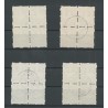 Netherlands R82-85 Child Welfare 1929 blocks of 4 VFU/used  CV 150 €