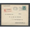 Netherlands R70 on COVER Gravenhage-Amsterdam VFU/used  CV 170 € certificate!!