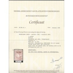 Dutch East Indies 79a JAVA hoogstaand  VFU/used  CV 400+ € CERTIFICATE !!