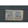 Curaçao 24fa pair with "INVERTED overprint"  VFU/used  CV 450+ €