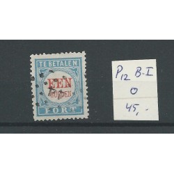 Netherlands P12B-I Postage due 1881 VFU/used   CV 45 €