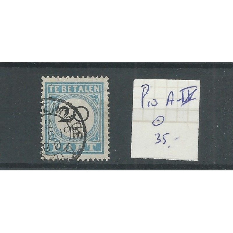 Nederland P10A-IV  Port 1881  VFU/gebr   CV 35 €