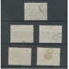 Netherlands P31-34 with plate flaw 88P  VFU/used   CV 80 €