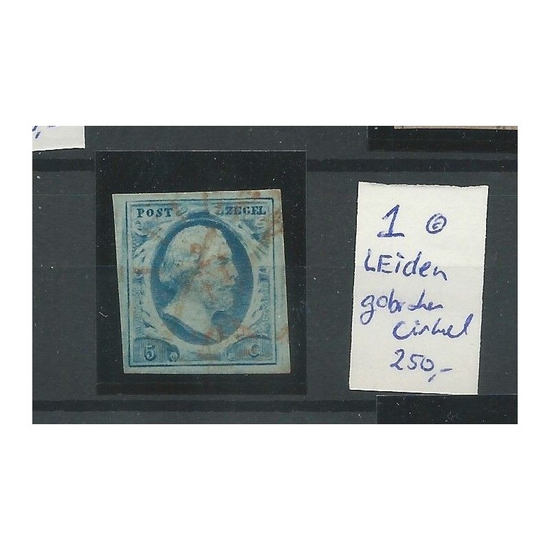 Netherlands 1 with "LEIDEN-broken cirkel"  VFU/used   CV 250 €