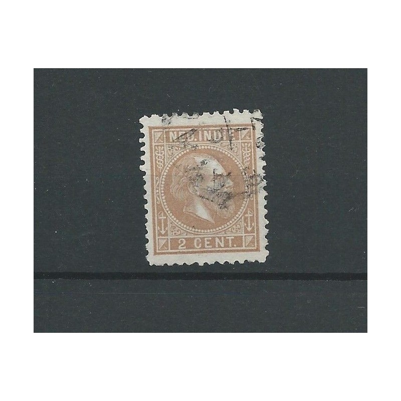 Ned. Indie  6G  Willem III 1870   VFU/gebr    CV 25 €