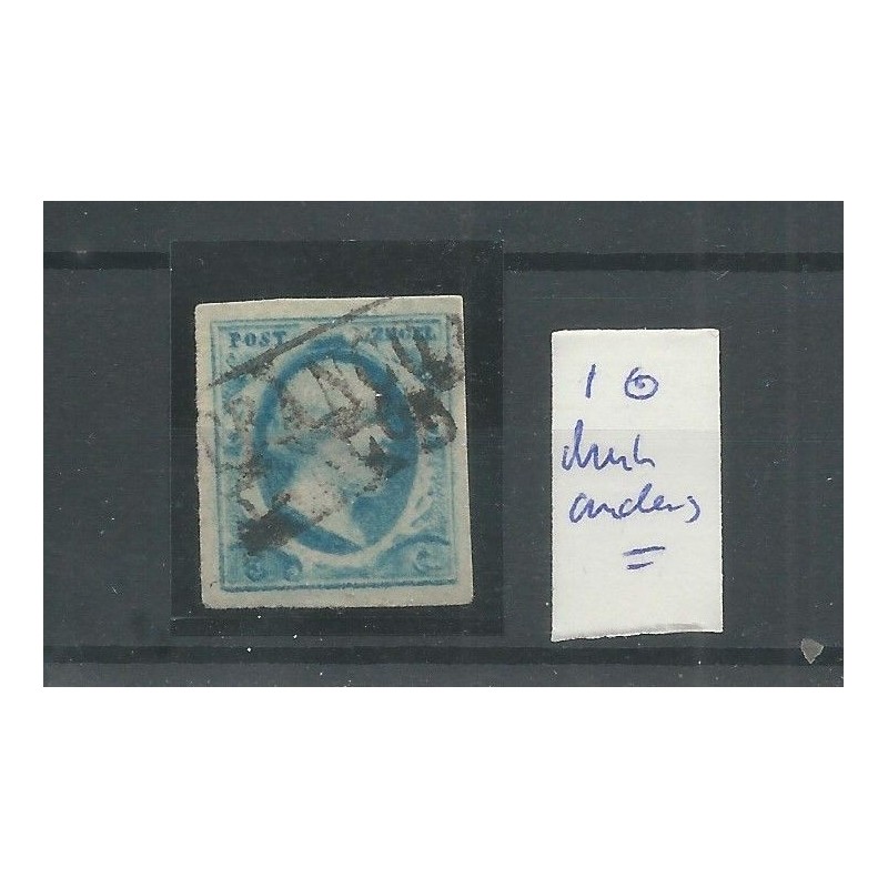 Netherlands 1  "KISSPRINT" lijkt on dubbeldruk  VFU/used   CV ??? €