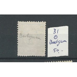 Netherlands 31 with BEETGUM small round cancel VFU/used CV 55 €