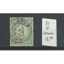 Netherlands 31 with ARUM small round cancel VFU/used CV 17,5 €