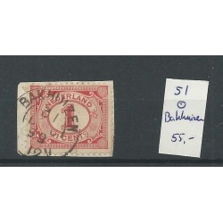Netherlands 51 with BAKHUIZEN small round cancel VFU/used CV 55 €