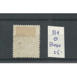 Netherlands 33A with BLESSE small round cancel VFU/used CV 25 €