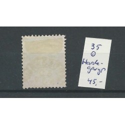 Netherlands 35 with HARDEGARIJP small round cancel VFU/used CV 45 €