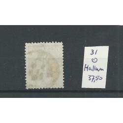 Netherlands 31 with HALLUM small round cancel VFU/used CV 37,5 €