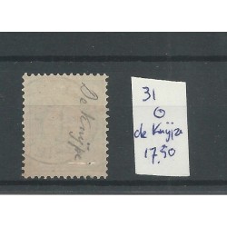 Netherlands 31 with DE KNIJPE small round cancel VFU/used CV 17,50 €