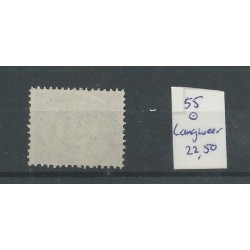 Netherlands 55 with LANGWEER small round cancel VFU/used CV 22,50€