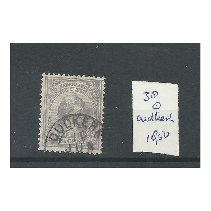 Nederland 38 met OUDKERK  kleinrond VFU/gebr CV 18,5 €