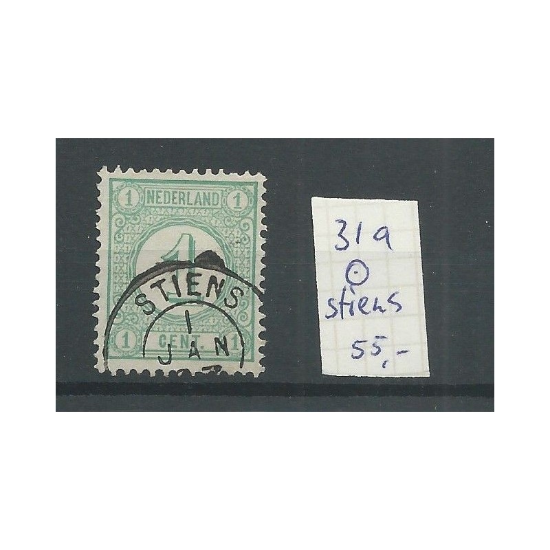 Netherlands 31a with STIENS small round cancel VFU/used CV 55 €