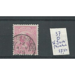 Netherlands 37 with St JACOBI PAROCHIE small round cancel VFU/used CV 27,5 €