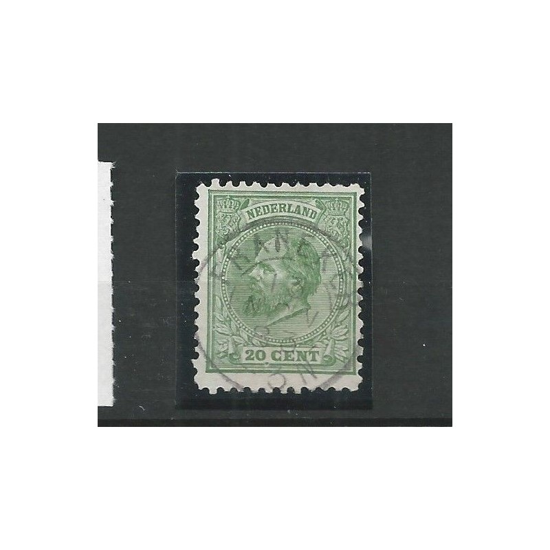 Netherlands 24JP with FRANEKER small round cancel VFU/used CV 95 €