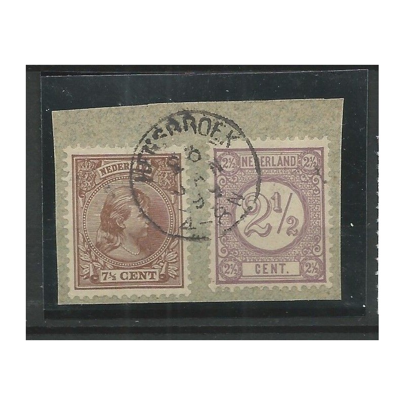 Netherlands 36P with HENSBROEK small round cancel VFU/used CV 178 €