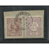 Netherlands 36P with HENSBROEK small round cancel VFU/used CV 178 €