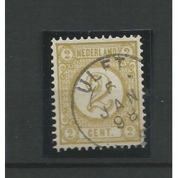 Netherlands 32a PM8 with ULFT small round cancel VFU/used CV 78 €